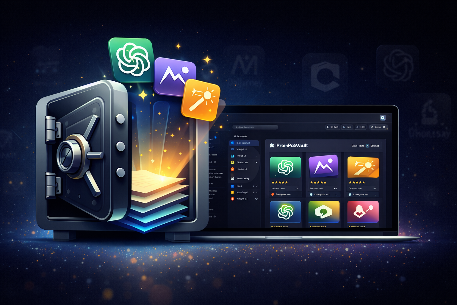 AI Prompt Vault interface